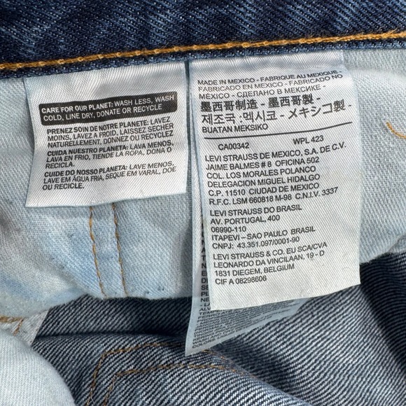 Levi's 550 Relaxed Fit Jeans Mens 38x30 Medium Wash Blue Denim Pants‎ - Picture 8 of 11